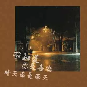 不知道你是喜欢晴天还是雨天(DJ版)